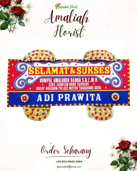 Papan Bunga Ucapan Selamat Dibee